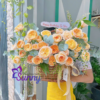 Giỏ Hoa Chúc Mừng Tone vàng - M496 2 Thiet ke chua co ten 20 2