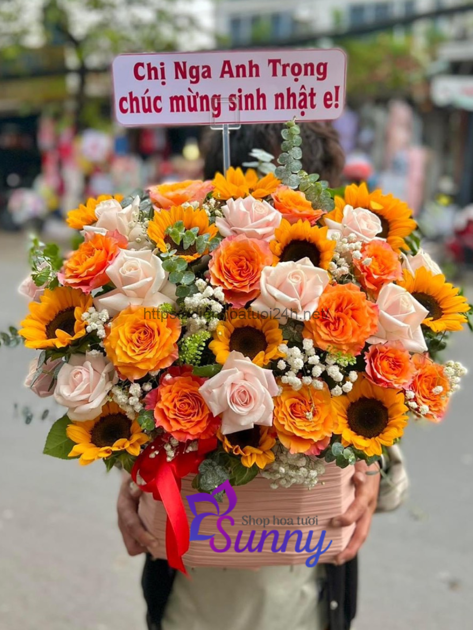Giỏ Hoa Tươi Tình Thắm - M392 6 Thiet ke chua co ten 3 10