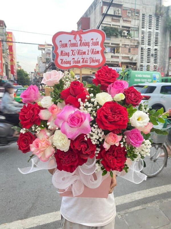 Đặt hoa khai trương Hà Nội hỏa tốc tại Shop hoa tươi Sunny 18 Điện hoa khai trương Hà Nội giá rẻ từ 500K