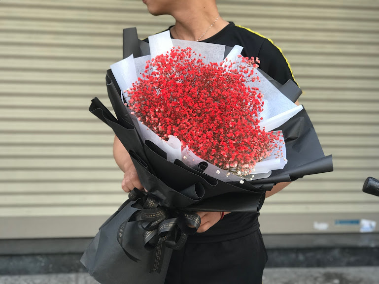 hoa baby đỏ