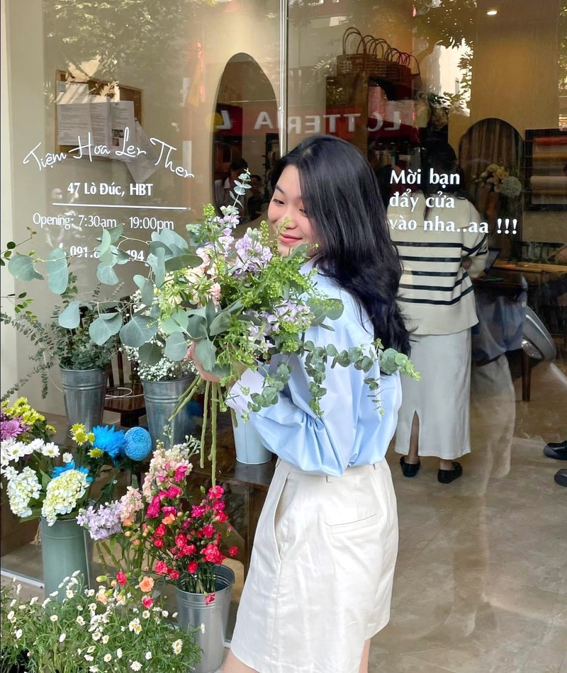 10 Cửa hàng hoa tươi Hà Nội đẹp ngất ngây 24 Tiem hoa Ler Ther