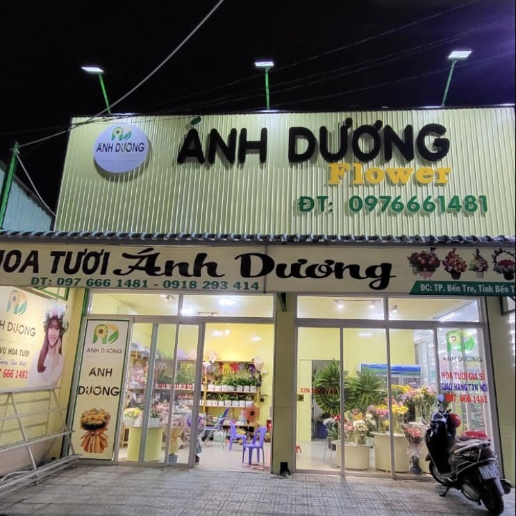 9 Cửa hàng hoa tươi tốt nhất tại Bến Tre 10 anh duong flower ben tre