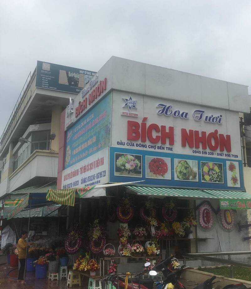 9 Cửa hàng hoa tươi tốt nhất tại Bến Tre 14 hoa tuoi bich nhon ben tre