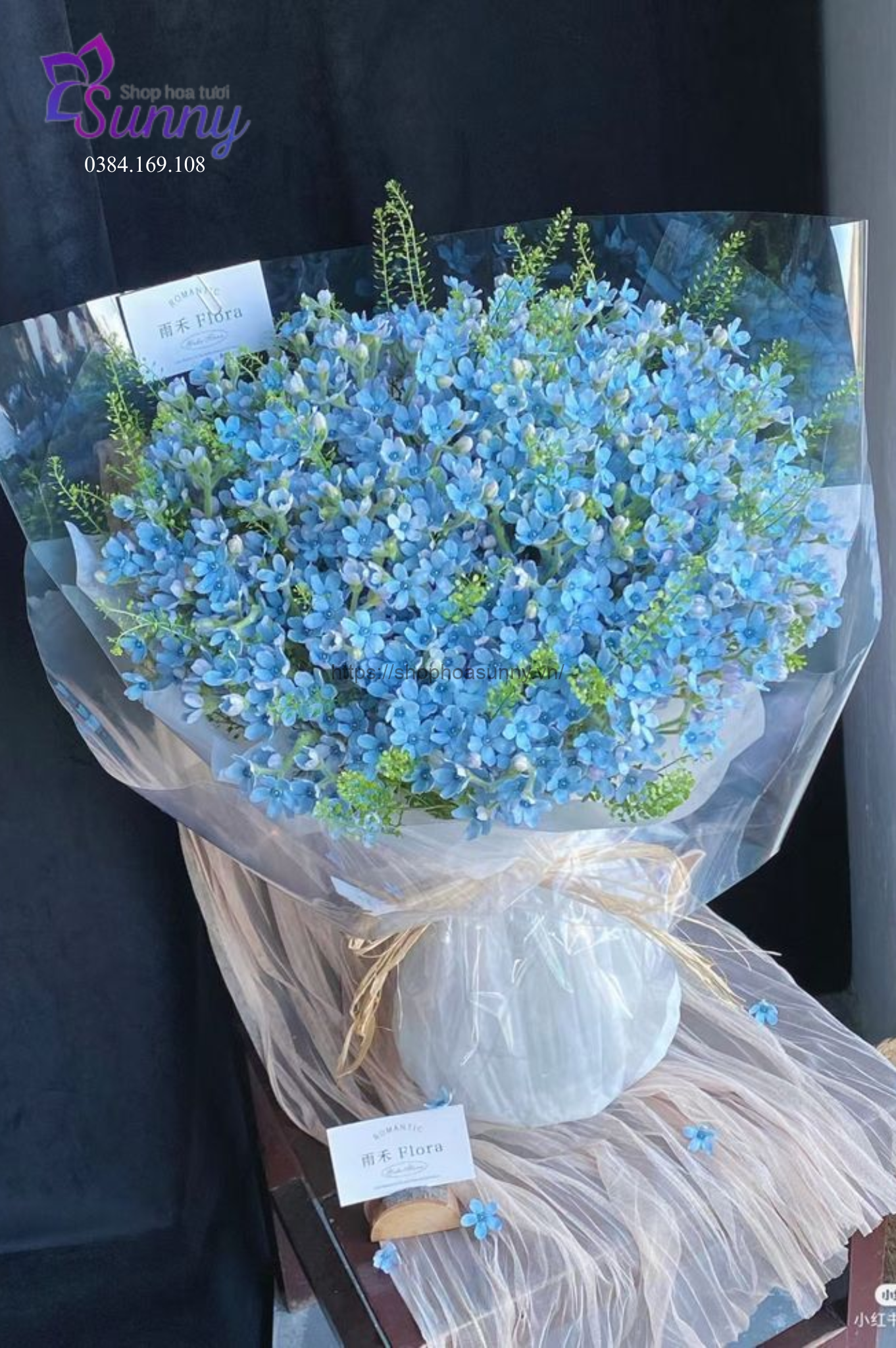 Những loài hoa tượng trưng cho tình yêu thầm lặng vô cùng ý nghĩa 11 Bó hoa lưu ly tặng người thương