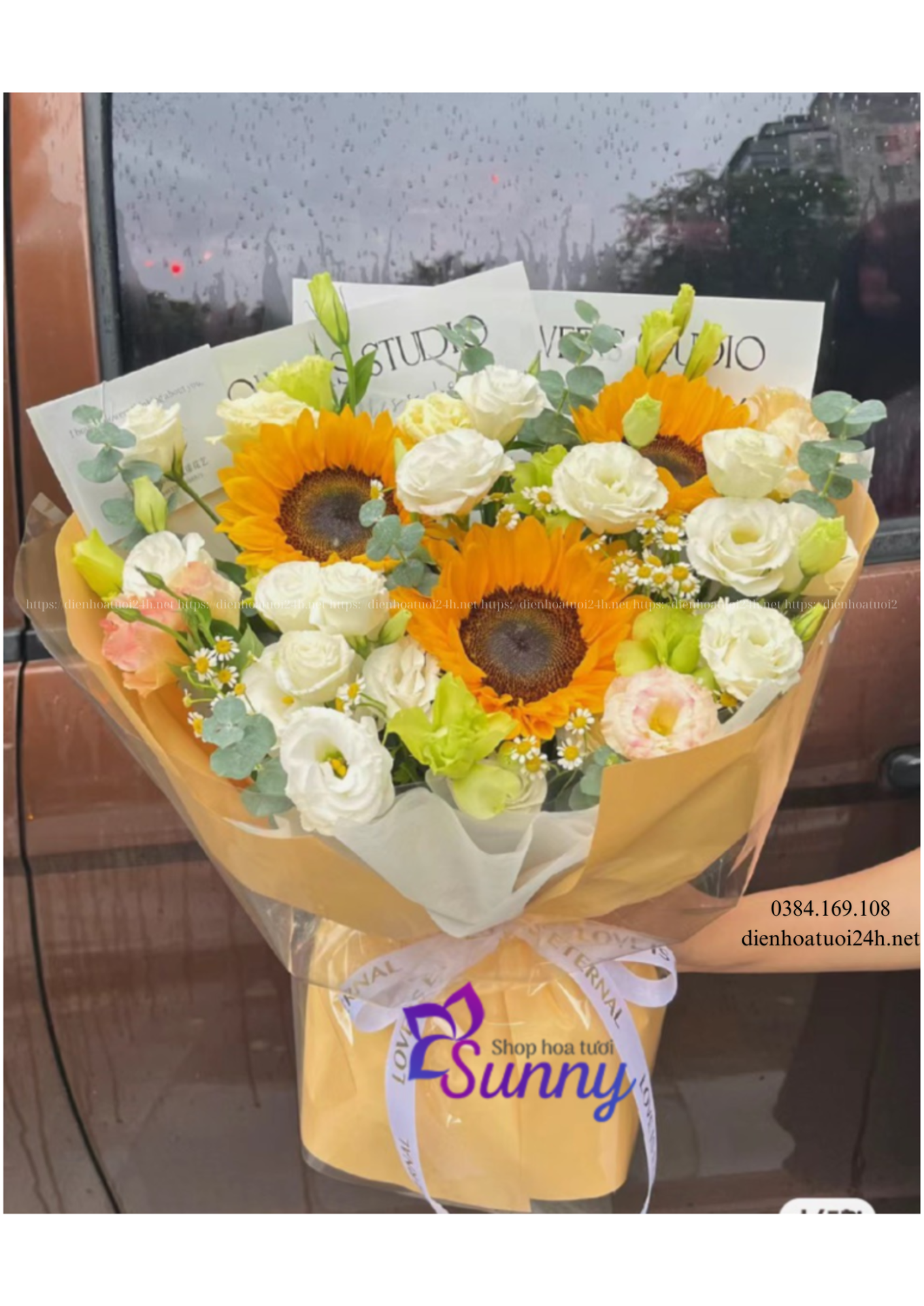 Bó hoa hướng dương Bó hoa hướng dương