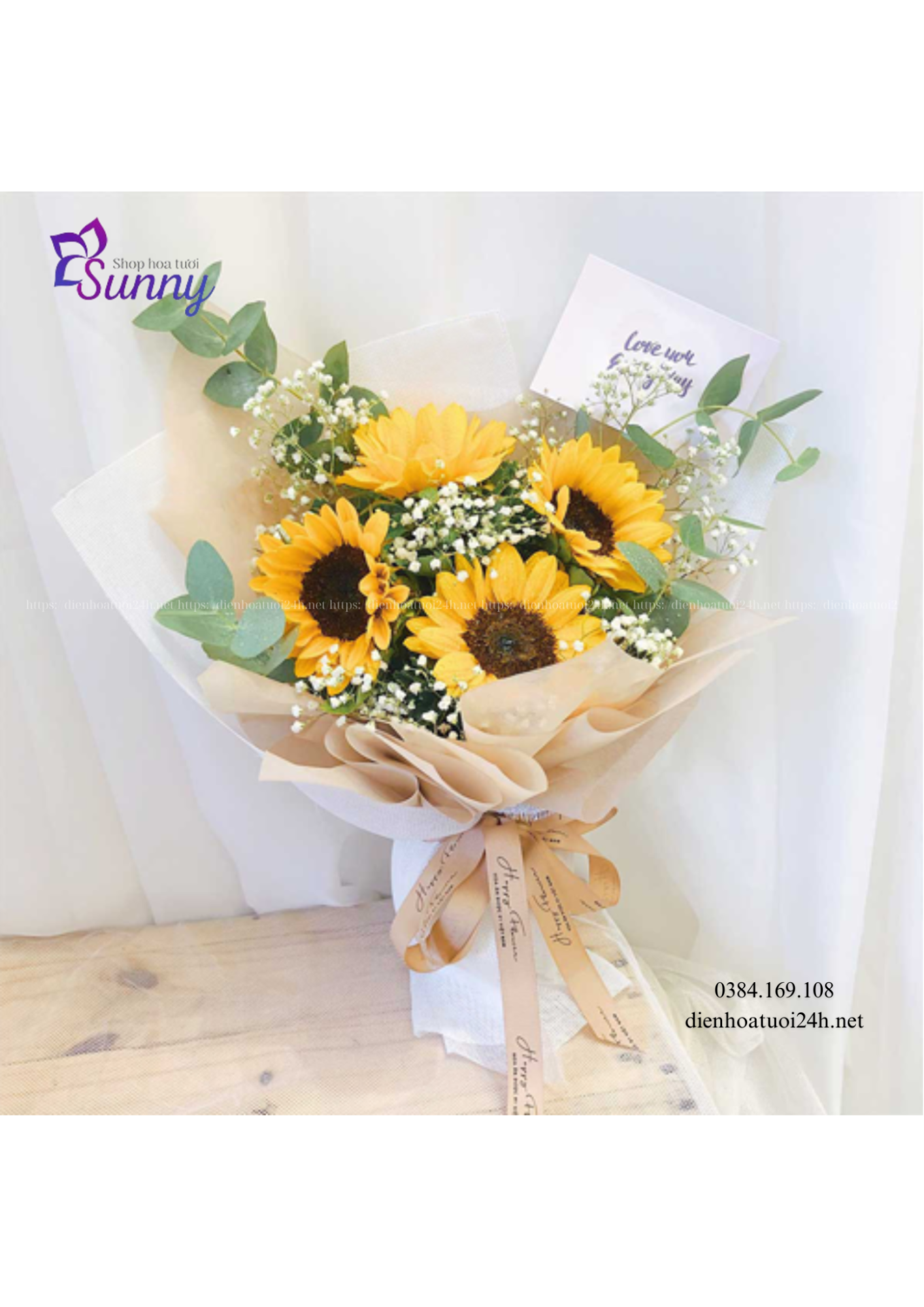 Bó hoa hướng dương Bó hoa hướng dương