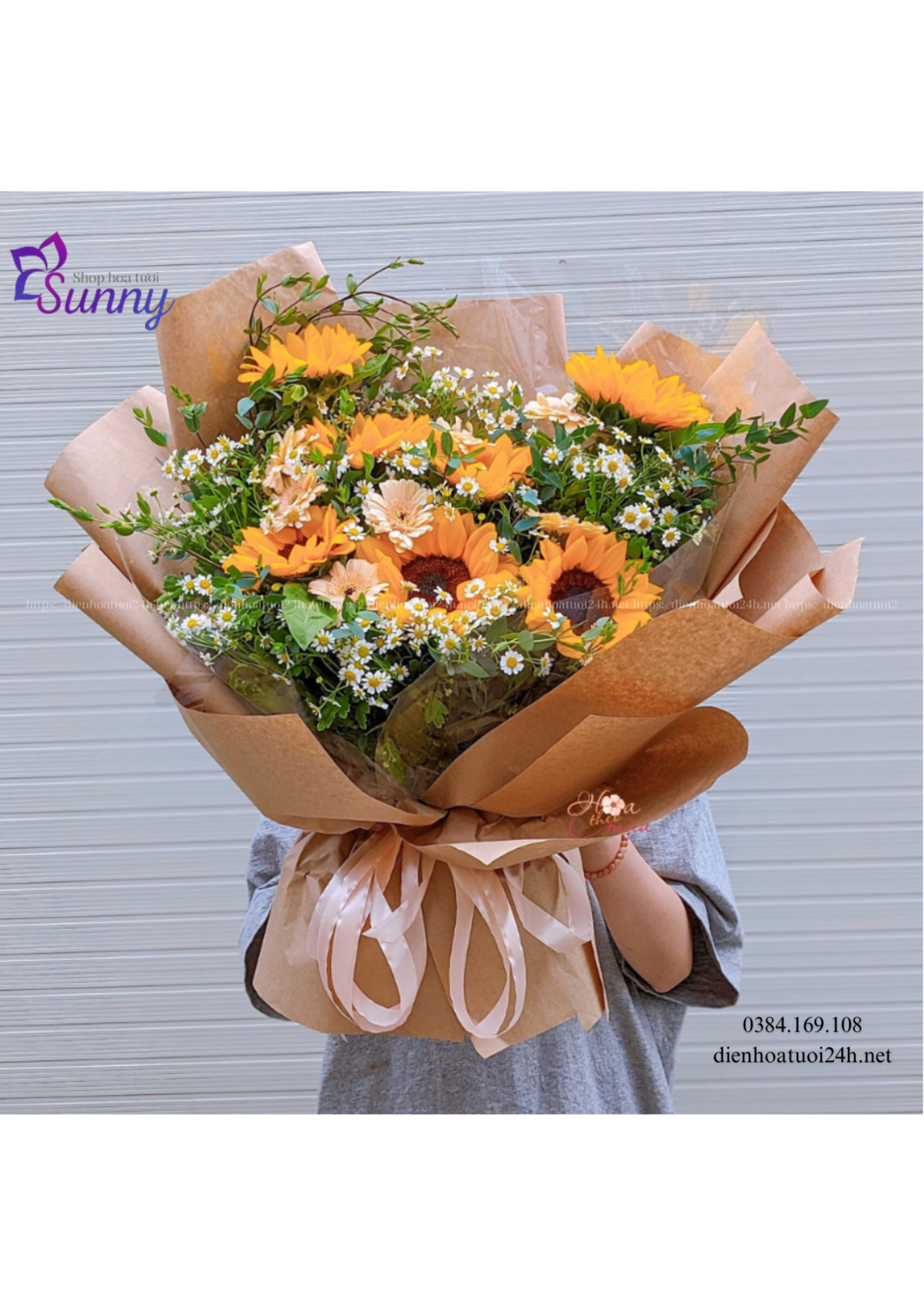 Bó hoa hướng dương Bó hoa hướng dương