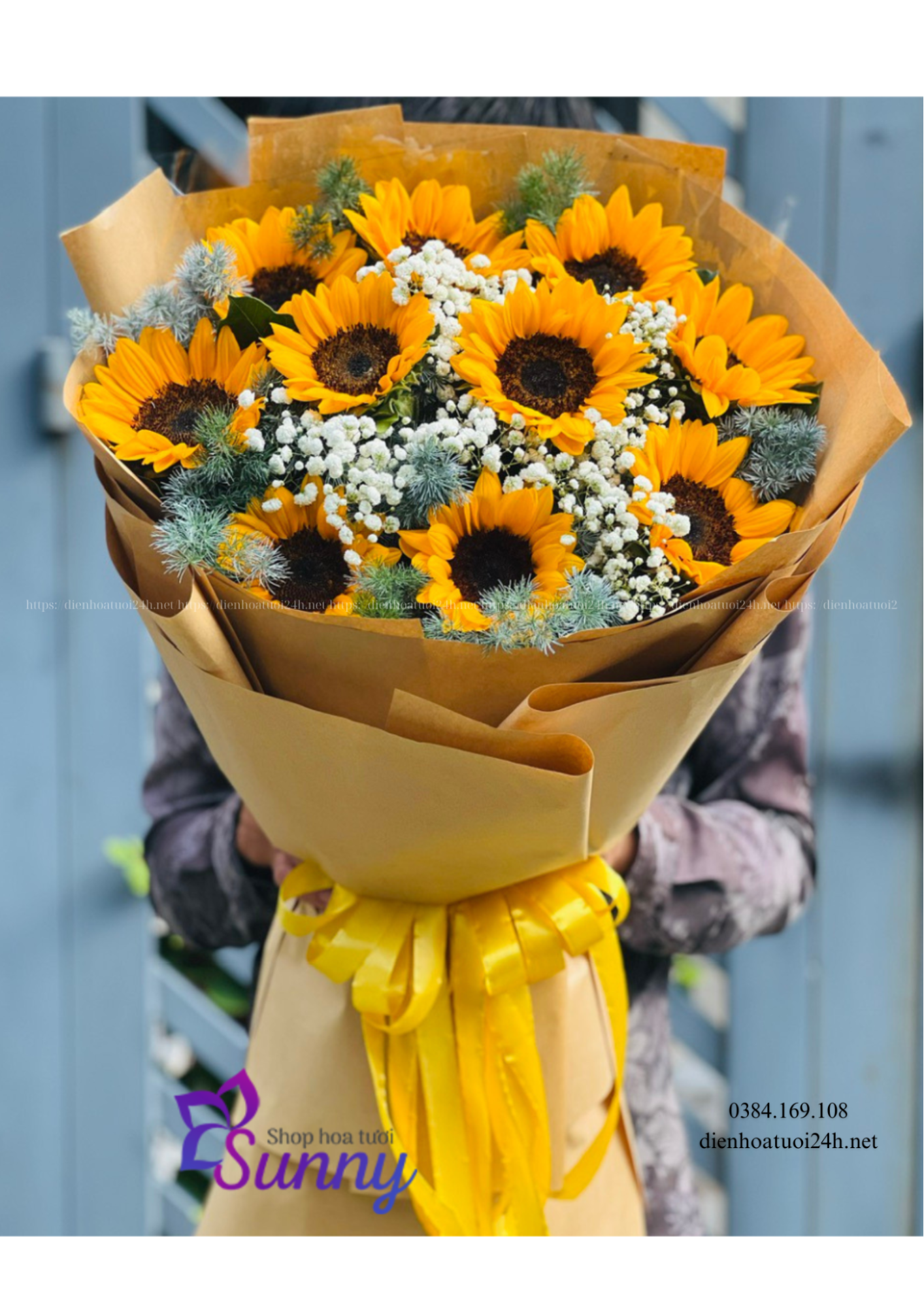 Bó hoa hướng dương Bó hoa hướng dương
