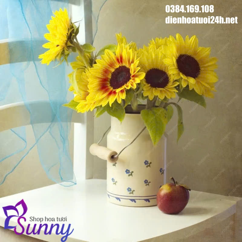 Cách giữ hoa hướng dương tươi lâu Cách giữ hoa hướng dương tươi lâu