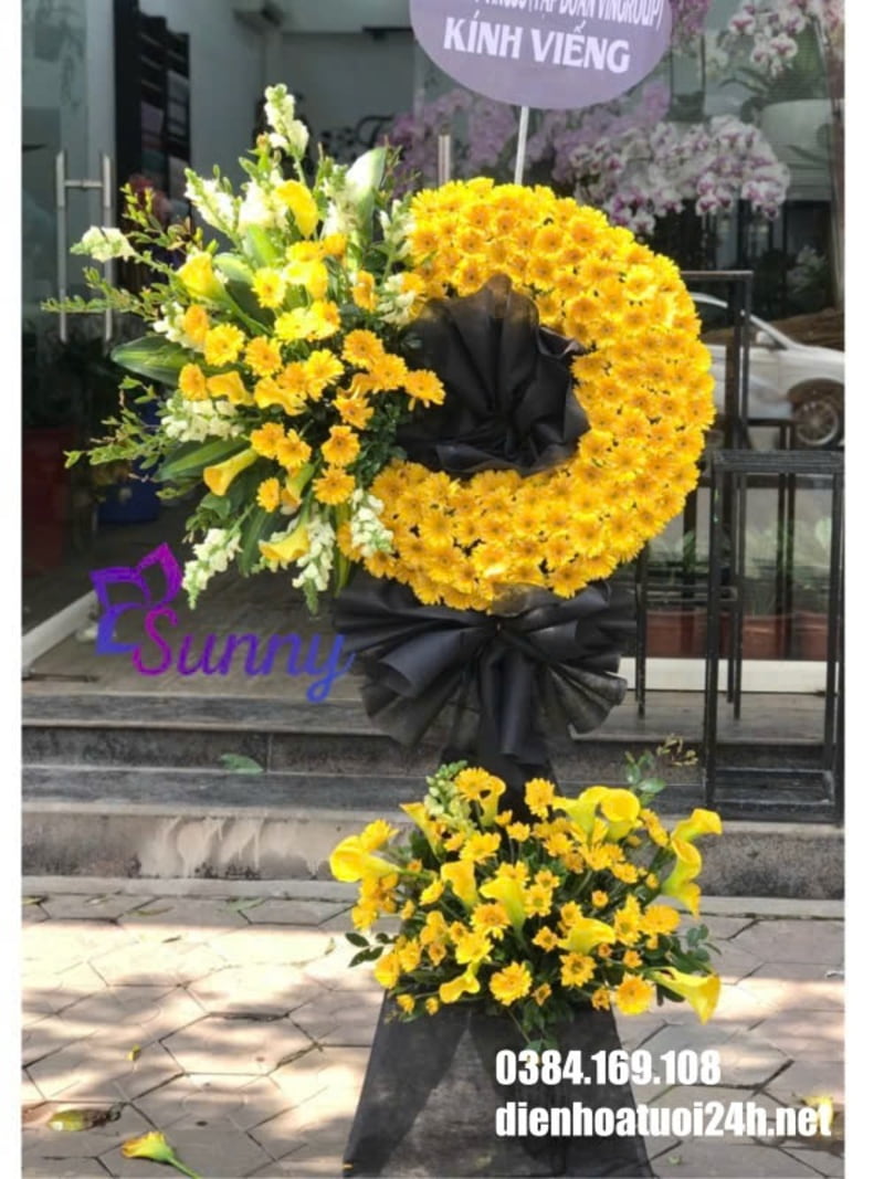 Đặt hoa đám tang Bình Thạnh giá rẻ, giao nhanh trong 1 giờ 10 lý do nên mua hoa tang lễ Bình Thạnh tại shop hoa Sunny