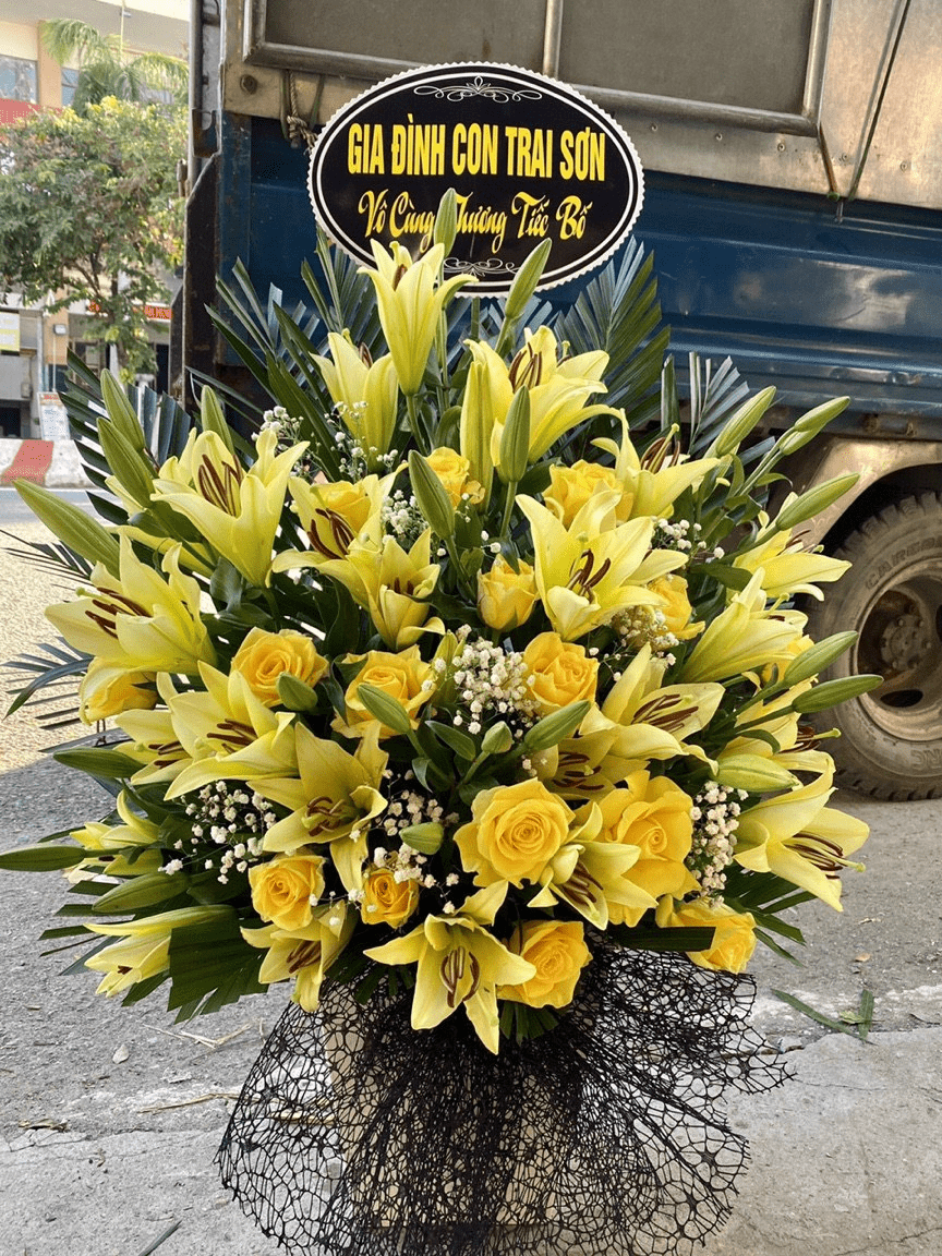 Giỏ hoa đám tang giỏ hoa đám tang