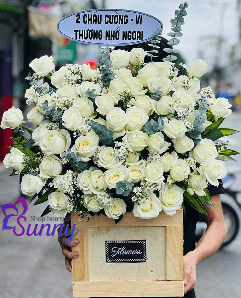 Giỏ hoa đám tang Giỏ hoa đám tang
