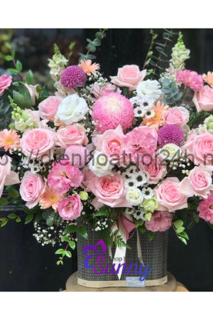 Giỏ Hoa Nồng Nàn Hương Tình - M399 1 Thiet ke chua co ten 4 10